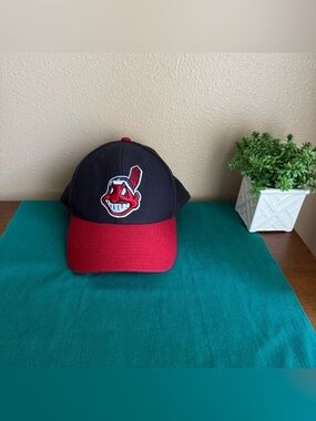 47 Brand Cleveland Indians navy and red baseball hat